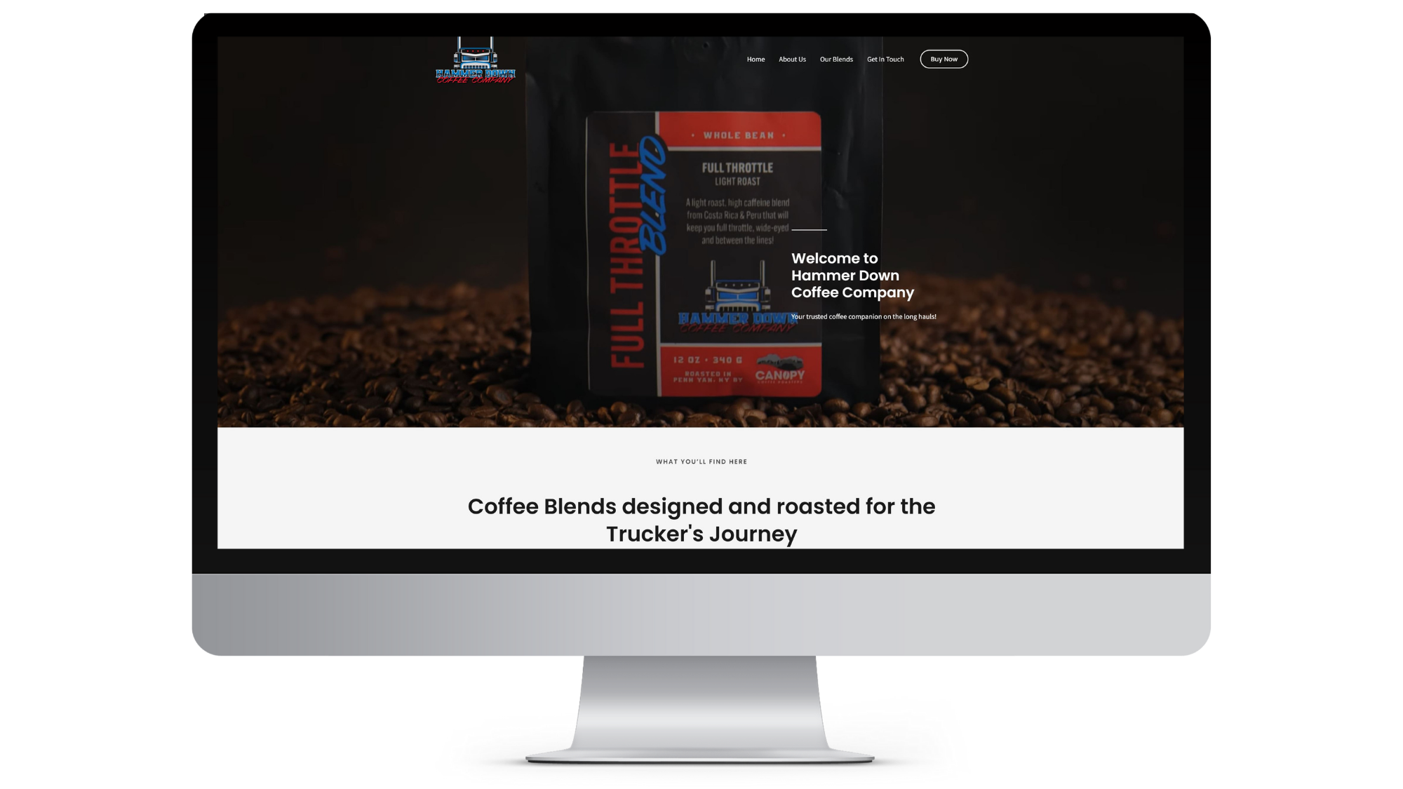 Custom website build featured in the Trendtivity portfolio